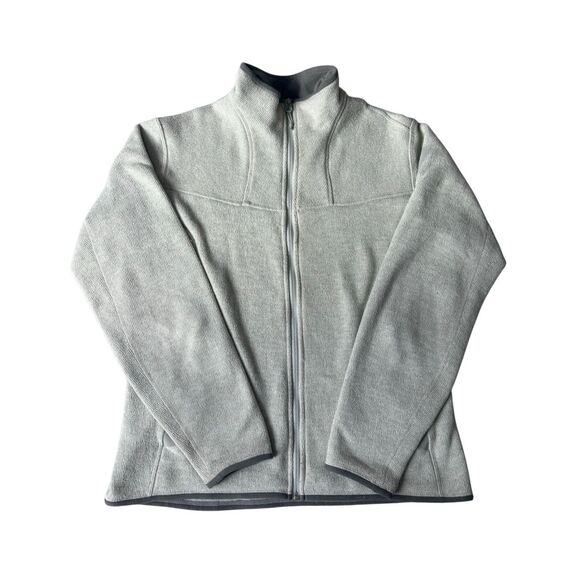 Arc’teryx Lightweight Full Zip Jacket size L Cream - Picture 1 of 12